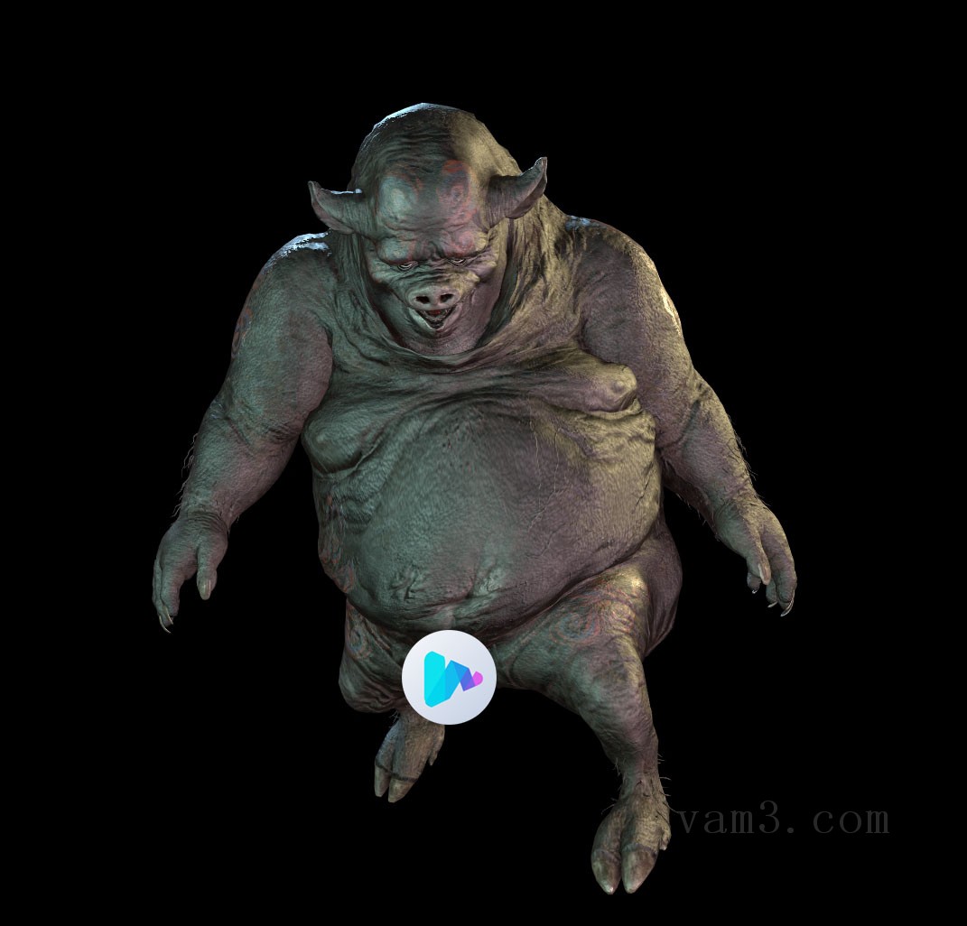 VAM素材-Berserker.WuShan_Pig_Demon_v1
