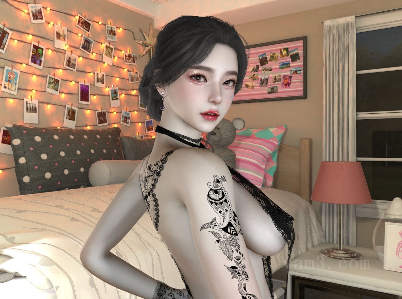 VAM资源-木七八兮.美丽动人米拉卡-她在卧室等你呀