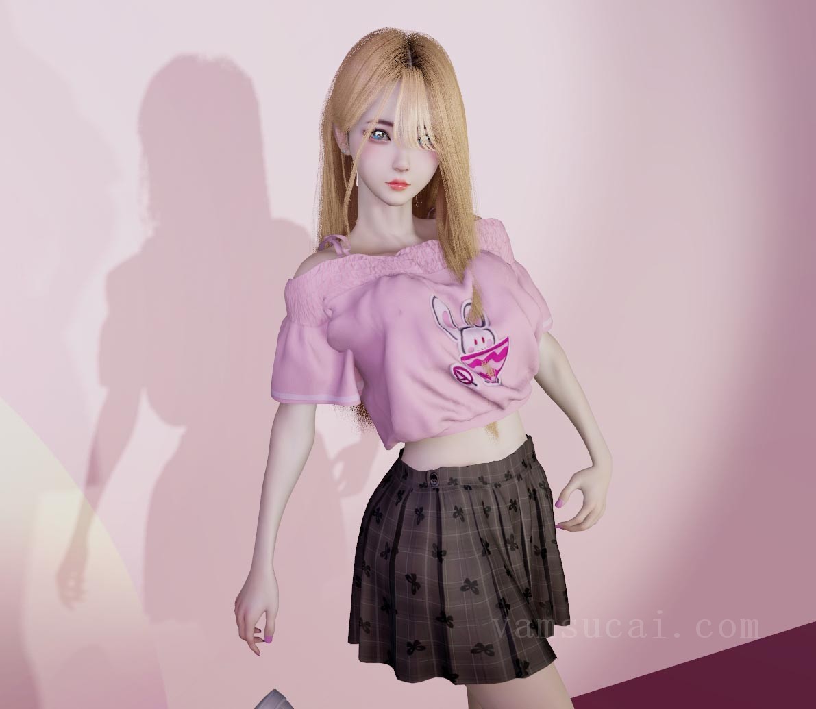 VAM素材-vamxw.萌萌金发小萝莉